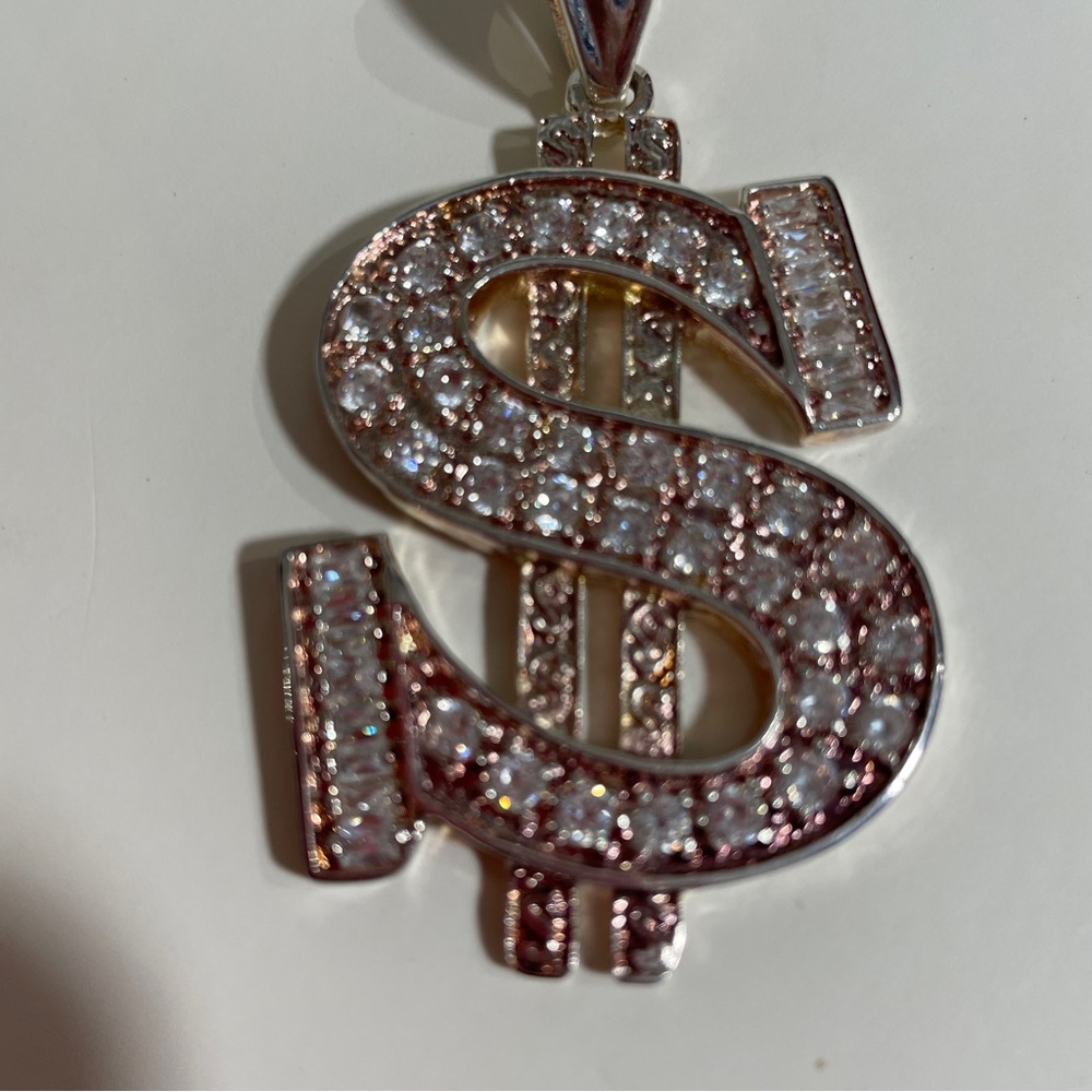 Dollar sign $ pendant